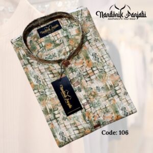 Nandonik Digital Print Panjabi - 106 code
