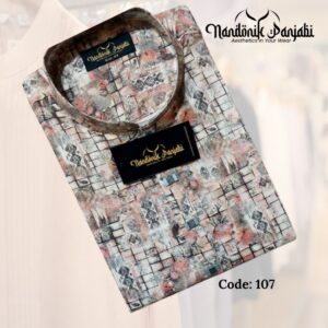 Nandonik Digital Print Panjabi - 107 code