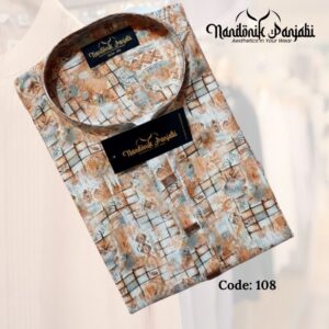 Nandonik Digital Print Panjabi - 108 code