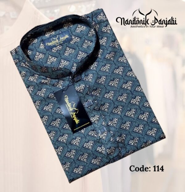Afsan Print Panjabi - 114 Code