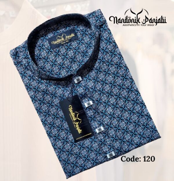 Nandonik Digital Print Panjabi - 120 code