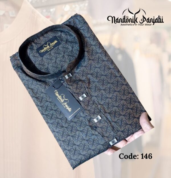 Jacquard Cotton Mix Fabric - 146 Code